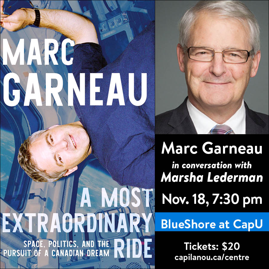 The BlueShore at CapU (@blueshoreatcapu) on Twitter photo Meet the #trailblazer who reached for the stars!
<a href="/MarcGarneau/">Marc Garneau</a>, Canada's first #astronaut & three-time space traveler, shares his out-of-this-world stories at BlueShore CapU on Nov. 18 with Globe and Mail's <a href="/marshalederman/">Marsha Lederman</a>.
Tickets $20: capilanou.ca/centre Meet the #trailblazer who reached for the stars!
<a href="/MarcGarneau/">Marc Garneau</a>, Canada's first #astronaut & three-time space traveler, shares his out-of-this-world stories at BlueShore CapU on Nov. 18 with Globe and Mail's <a href="/marshalederman/">Marsha Lederman</a>.
Tickets $20: capilanou.ca/centre