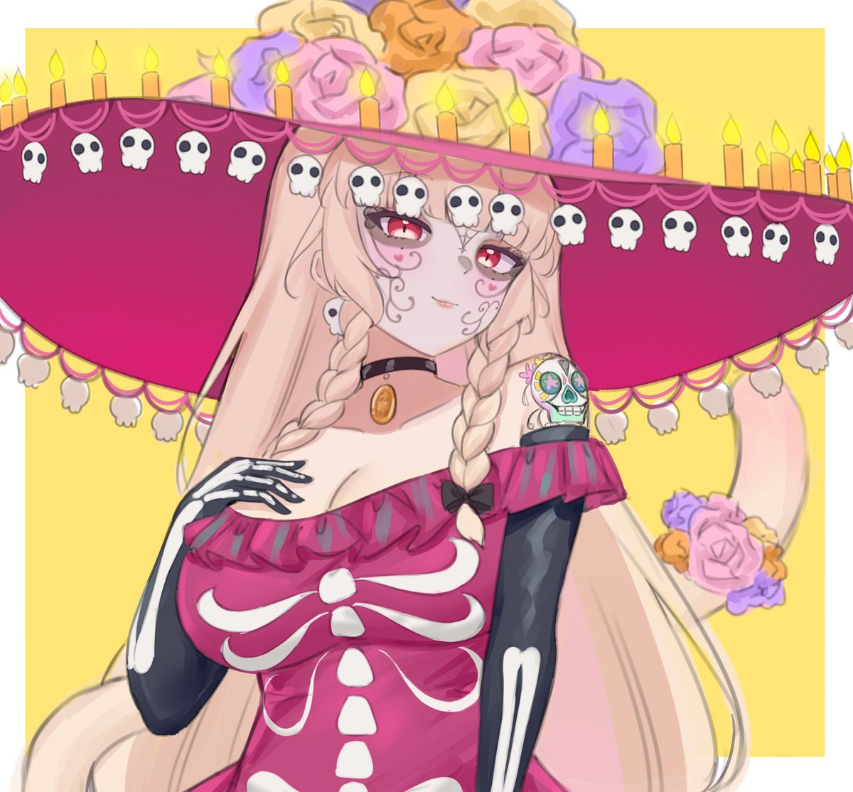 🏵️💀Día De Los Muertos💀🏵️

Remeber and celebrate the lives of your now passed relatives, friends, pets, or anyone that has made an impact on your life today~ 🕯️

Celebrate the joy in life you have and give thanks to those before you who paved the way. 

#AinyaENArt