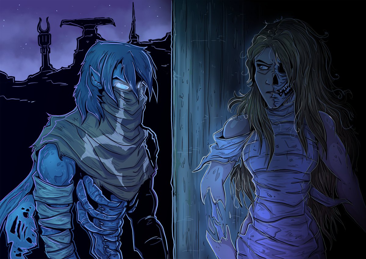 MeanerHarker's tweet photo. Yes, I'm still obsessed. Gotta keep drawing! #Raziel #SoulReaver #LoK https://t.co/sahFXvrkvI