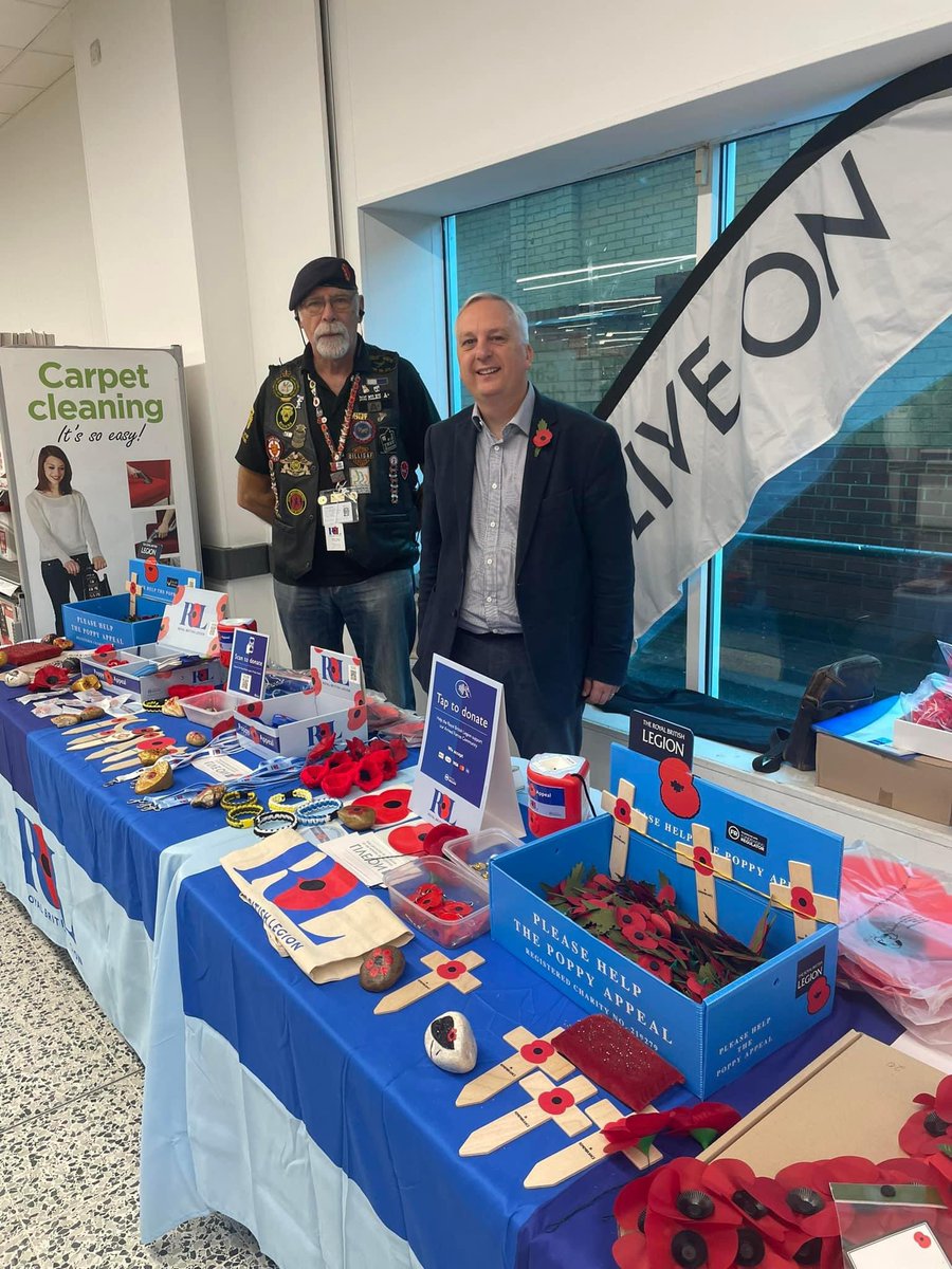 A pleasure to spend the morning volunteering with Terry for The Royal British Legion Bexleyheath and Welling Branch at ASDA, Bexleyheath. 

Thank you to their committee and volunteers for all they do to support our veterans <a href="/PoppyLegion/">Royal British Legion</a>  #PoppyAppeal