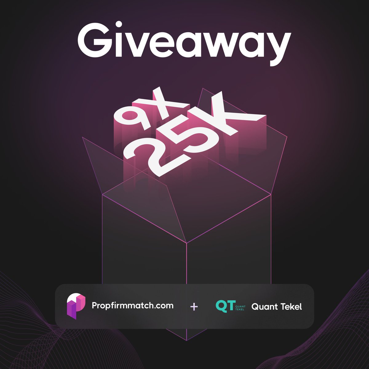 Prop Firm Match (@propfirmmatch) on Twitter photo 225K Challenge Account Giveaway!
9x25K 3-step challenges from <a href="/QuantTekel/">QuantTekel</a>
To participate:
🤝 Follow <a href="/PropFirmMatch/">Prop Firm Match</a> and <a href="/QuantTekel/">QuantTekel</a>
🔁 Repost
👫 Tag 3 traders
💬 Join the Prop Firm Match Telegram (Link below)
Winners will be picked in 4 days🎁 225K Challenge Account Giveaway!
9x25K 3-step challenges from <a href="/QuantTekel/">QuantTekel</a>
To participate:
🤝 Follow <a href="/PropFirmMatch/">Prop Firm Match</a> and <a href="/QuantTekel/">QuantTekel</a>
🔁 Repost
👫 Tag 3 traders
💬 Join the Prop Firm Match Telegram (Link below)
Winners will be picked in 4 days🎁