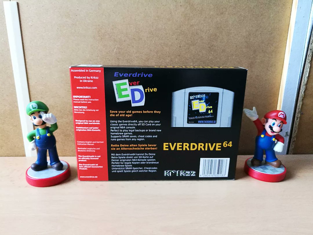 nuclearnightmar's tweet photo. Heute kam der #everdrive64 von @DragonBoxShop mit der Post!
Nun kann ich nicht nur alle meine #Nintendo64 Spiele von SD Card zocken sondern auch Fantranslations, Rom Hacks und unveröffentlichte Titel!
#retrogaming #nintendo #krikzz #N64 #importgaming #fantranslations https://t.co/CMVVB88VJG