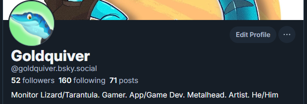 Goldquiver's tweet image. I'm already not TERRIBLY active, but I'll be moving over here due to recent changes on this site over the past few months. I'll not be posting on here any longer.