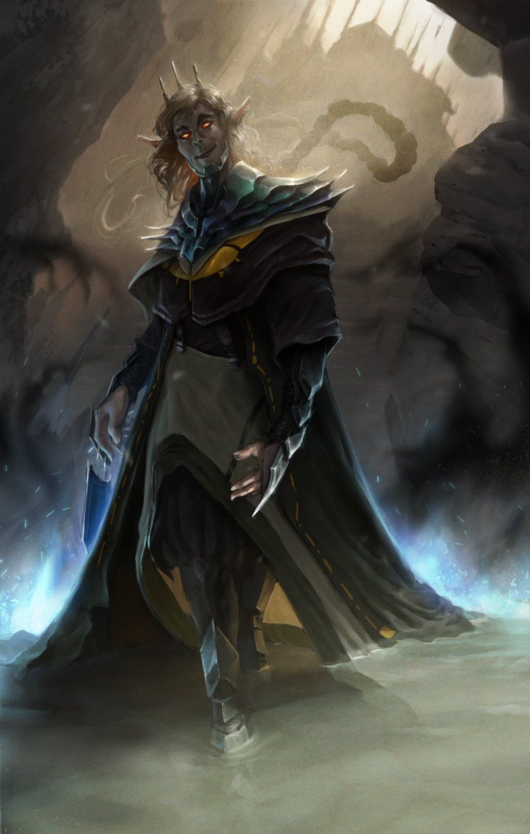 TolkienOTD's tweet photo. Tolkien character of the day is Mairon from The Silmarillion! Requested by @caraxesluvr 
Art credit to Robin Sulmona
https://t.co/DrDHIGtWKn https://t.co/18uwAkVzqa