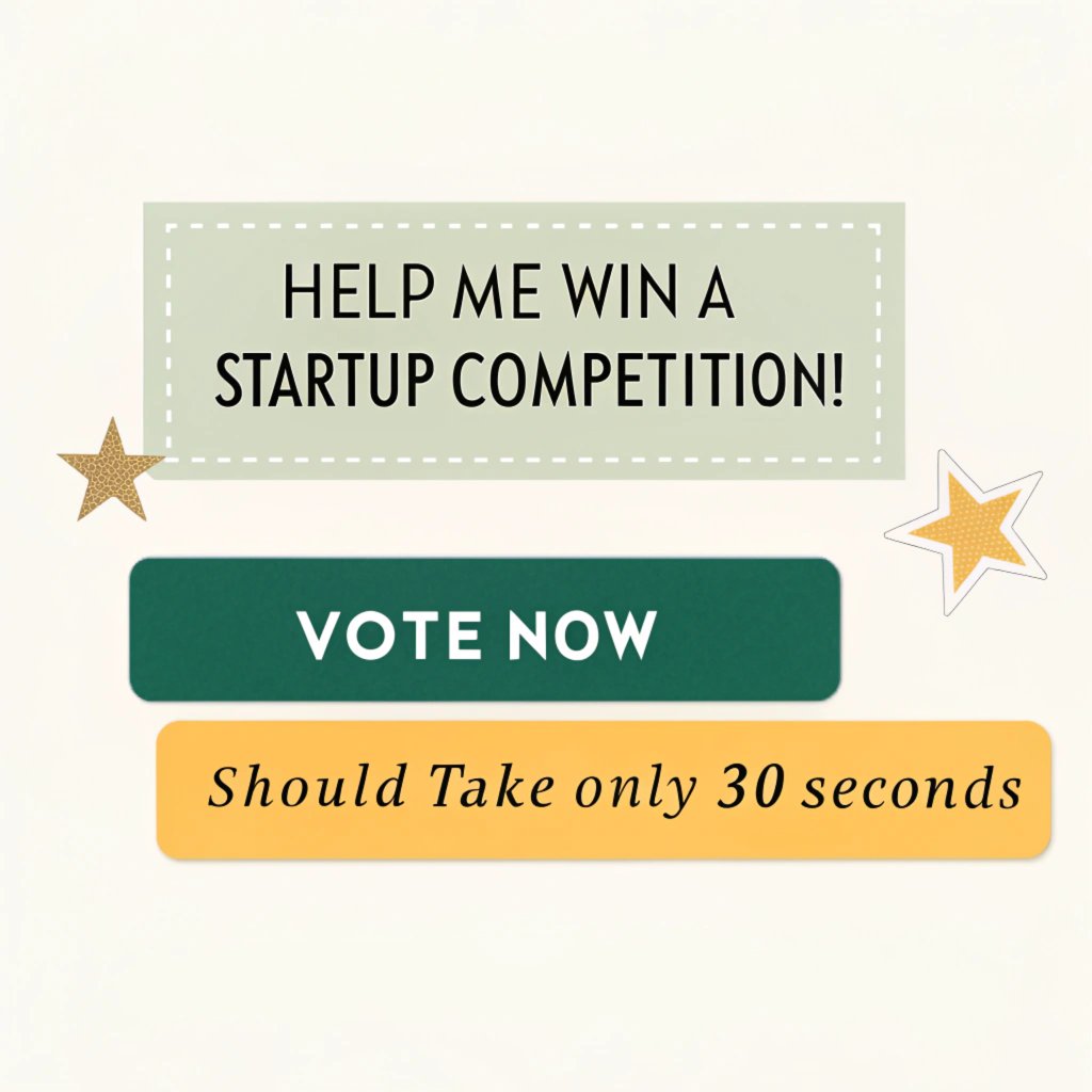 adithyan_ai's tweet photo. Hey everyone 👋! 

Need your help - it'll take just 30 seconds. We've been shortlisted as finalists in a startup competition! 

First time for AI Podcasting in any competition, and honestly surprised to be among the final 5.

In one category, it's all down to public voting (until Nov 8th). While we're most definitely the underdogs here, would mean a lot if you could vote and show your support. 

Just takes a single click! 

Bonus: Voters can win €50 Amazon gift cards! 🎁

🔗 Voting link in the thread.

Thank you :)