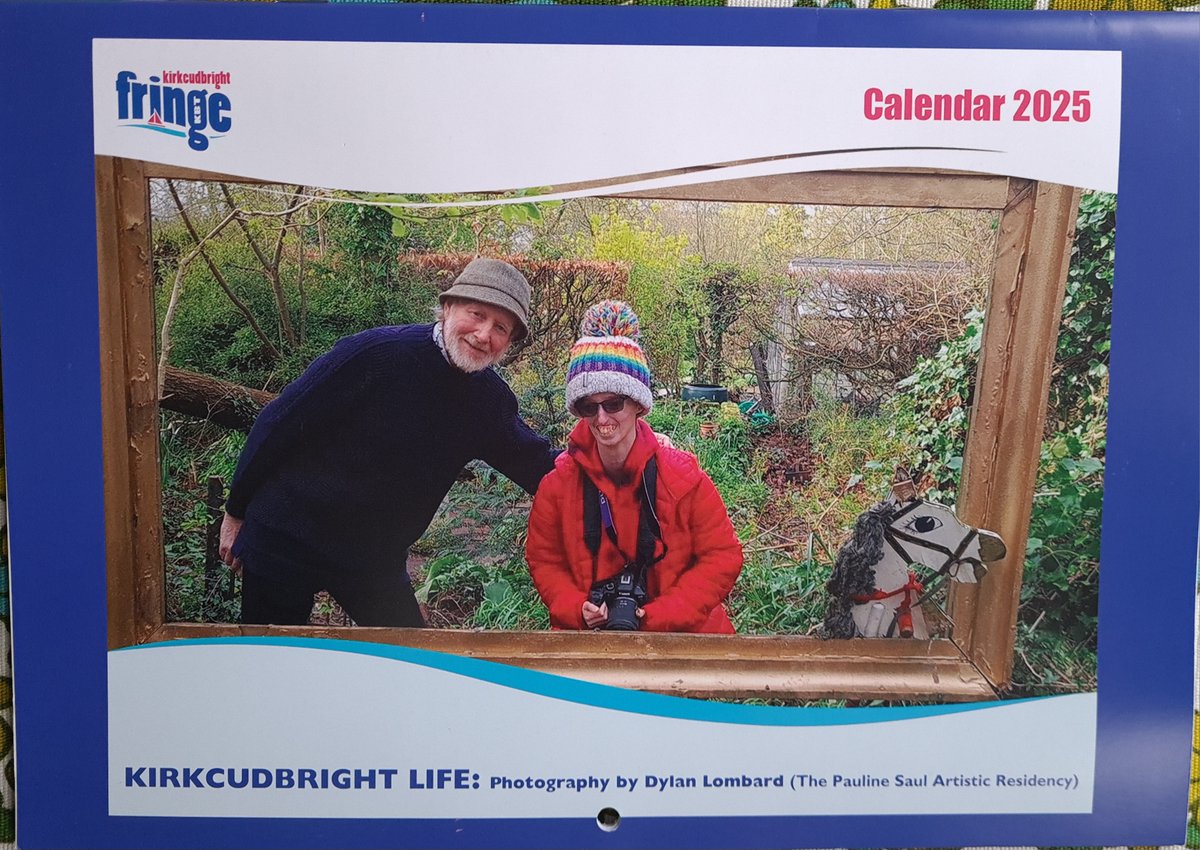 KBTfringe's tweet photo. What more perfect Christmas present could there be than Kirkcudbright Fringe Festival 2025 Calendar? This limited edition features a selection of photographs from Dylan Lombard. Available from us at £10 inc UK postage. Contact us via kbtfringe@outlook.com to secure your copy. https://t.co/7OKUQpGXQi