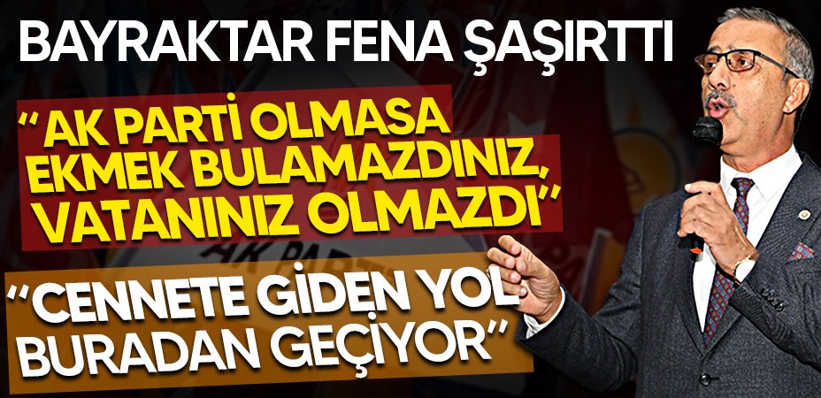 SakaryaMedyabar's tweet photo. 🔴AK Parti Sakarya Milletvekili Lütfi Bayraktar, Sakarya'da katıldığı partisinin ilçe kongresinde dikkat çeken ifadeler kullandı.

📍Vekil Bayraktar,, “Yaptık mı oluyor, AK Parti olmasa ekmek bulamazdınız, vatanınız olmazdı” dedi.

AYRINTILAR
https://t.co/NprLVm3Odv