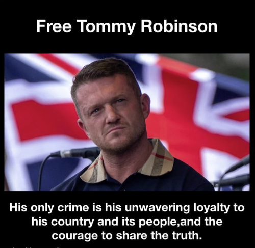 TRobinsonNewEra's tweet photo. ADMIN POST

#FreeTommy https://t.co/bD8E3XFu8V