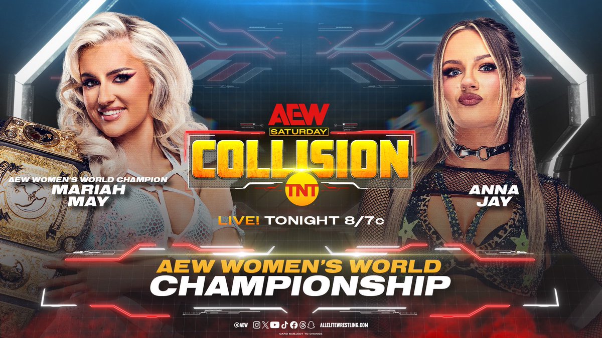 WWEREALONE's tweet image. Wrestling begins and ends tonight with collision! LETS GO!!!!