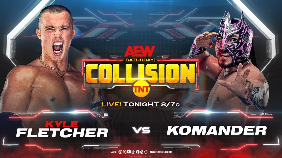 WWEREALONE's tweet image. Wrestling begins and ends tonight with collision! LETS GO!!!!