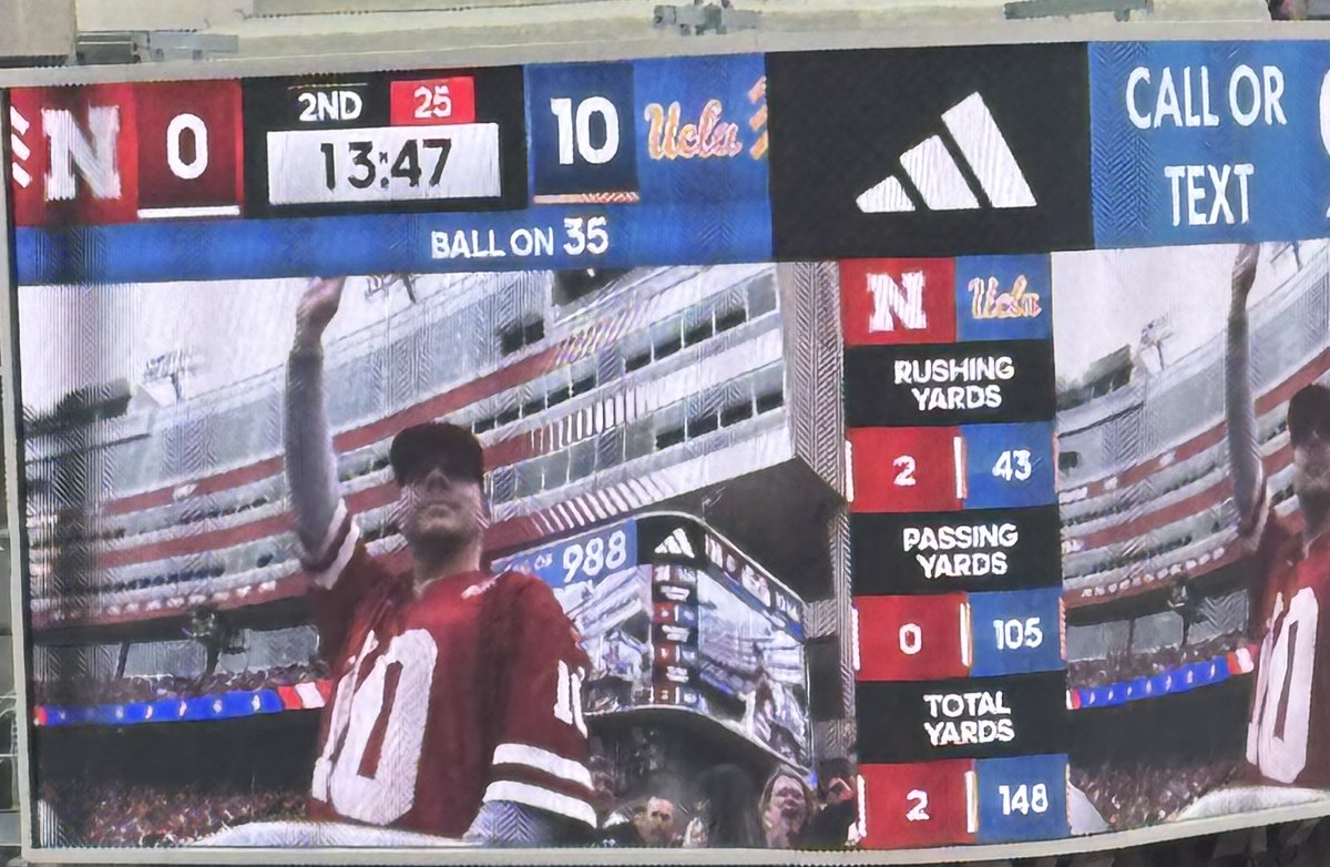 We have a problem #Huskers Let’s find an offense somewhere.