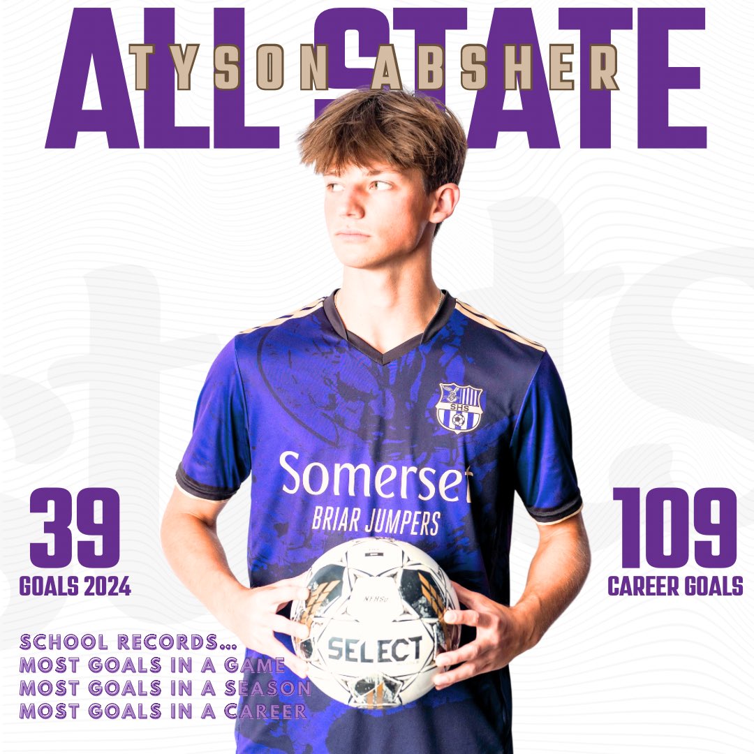 SHS__BoysSoccer's tweet photo. Our striker!  @tyson_absher https://t.co/toRuliW2WB
