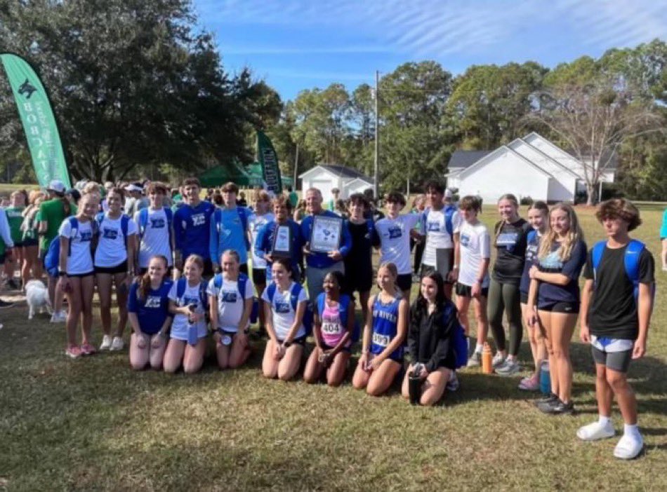 Congratulations Bluffton XC Girls and May River XC Boys on becoming Region Champs today. <a href="/BeaufortSchools/">Beaufort Schools, SC</a>