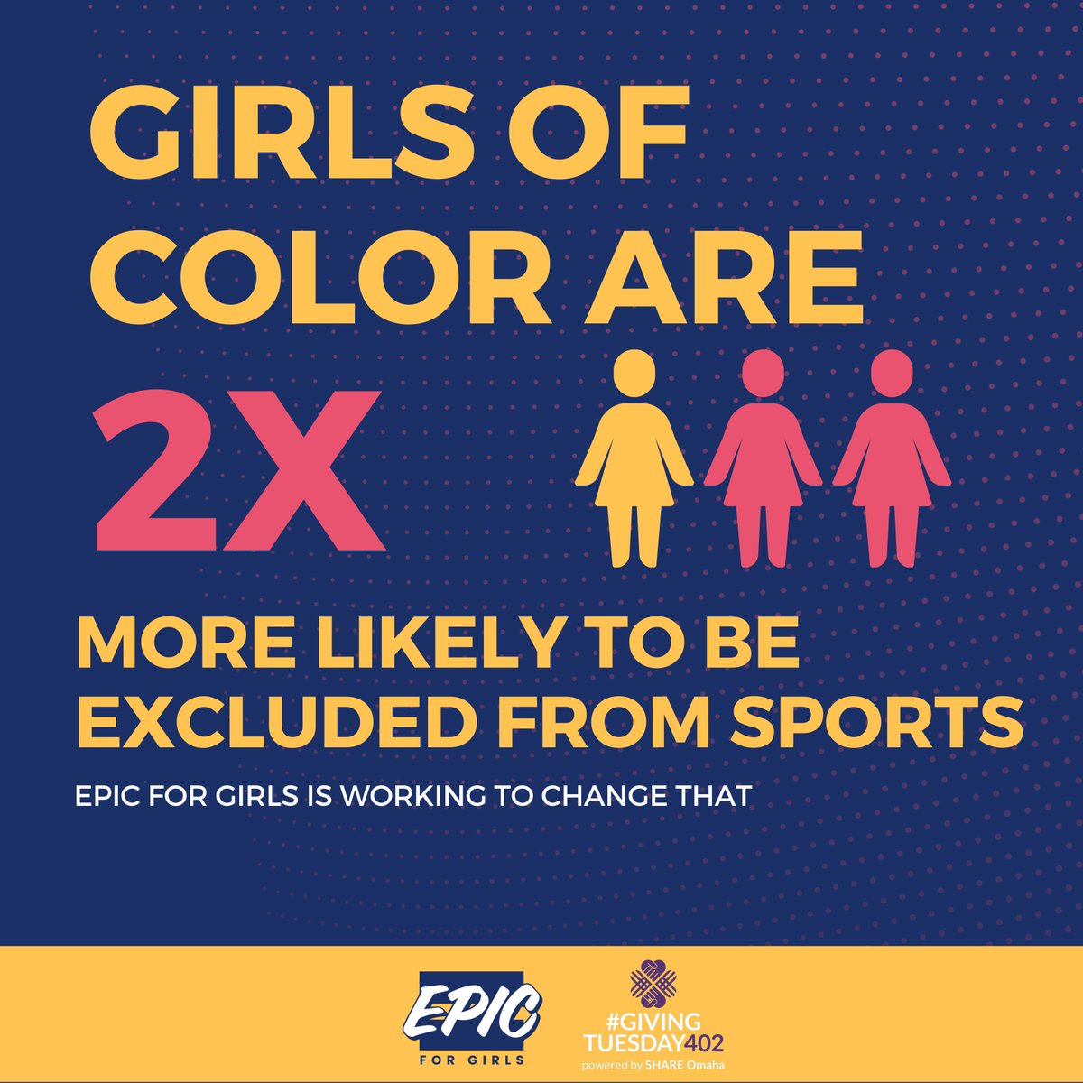 EPIC_4_Girls's tweet photo. Every girl deserves access to opportunities, so we must advocate for equitable sports programs, and activate to create change. EPIC for Girls is working to break these barriers, and we need your support. Donate here: https://t.co/2ey52eYbm3 
#AccessAdvocateActivate #EarlyGiving https://t.co/LhwN9FBvx1