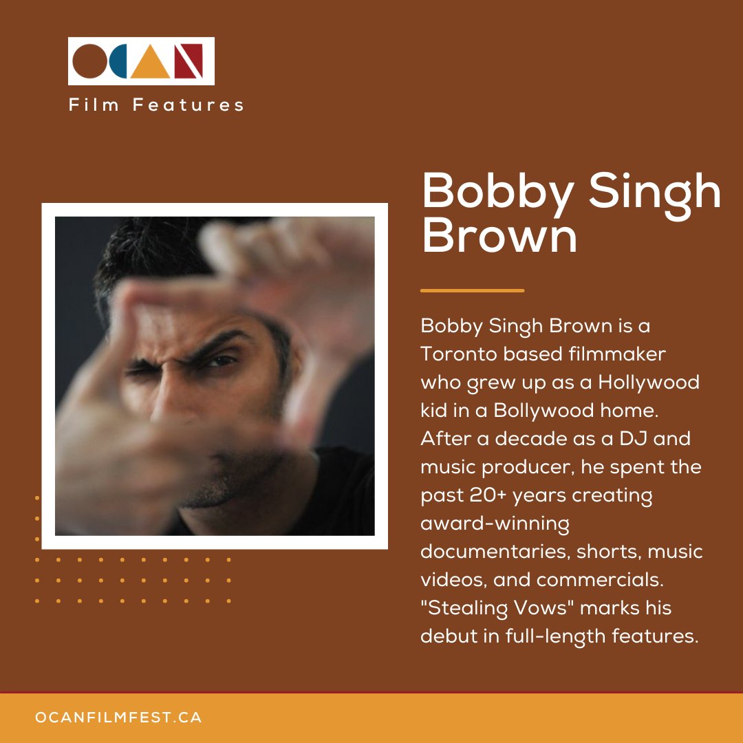 ocanfilmfest's tweet photo. The 16th (and final) film we're featuring is "Stealing Vows", directed by Bobby Singh Brown.

This film is about a group of 4 wedding vendors who go on a summer spree, robbing the homes of affluent clients.

Learn more about director Bobby!👉

🎥Tickets: https://t.co/NVSR5StDqk. https://t.co/xq115nFeLJ