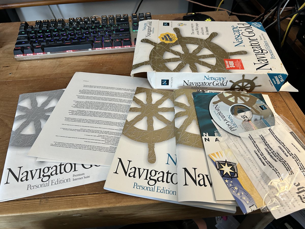 NarfSheep's tweet image. Curious about internet history! 📜💻 What was the first web browser you ever used? I remember watching my dad navigate through a text-based browser, but for me, #Netscape was the gateway to the web. #WebHistory #FirstBrowser #TechNostalgia #InternetMemories