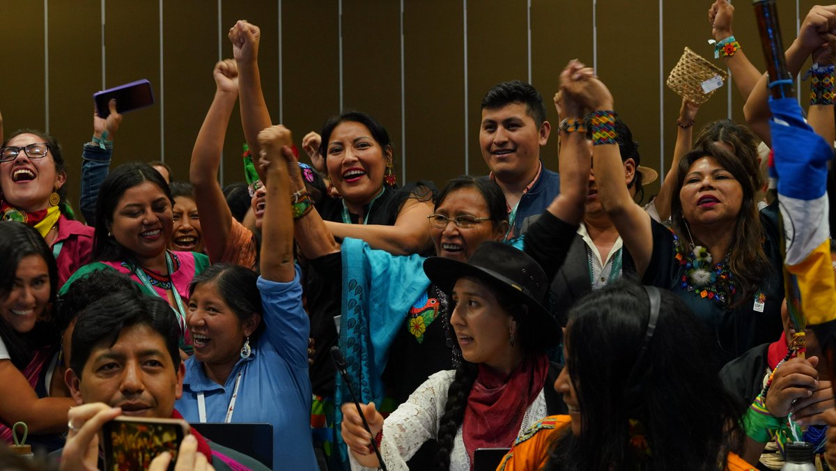 🌍 #COP16Colombia made a key stride toward making #PeaceWithNature with agreements on Indigenous roles in biodiversity protection and a new global benefit-sharing mechanism for digital genetic information. 

📄 Read the full press release here:
cbd.int/article/agreem…