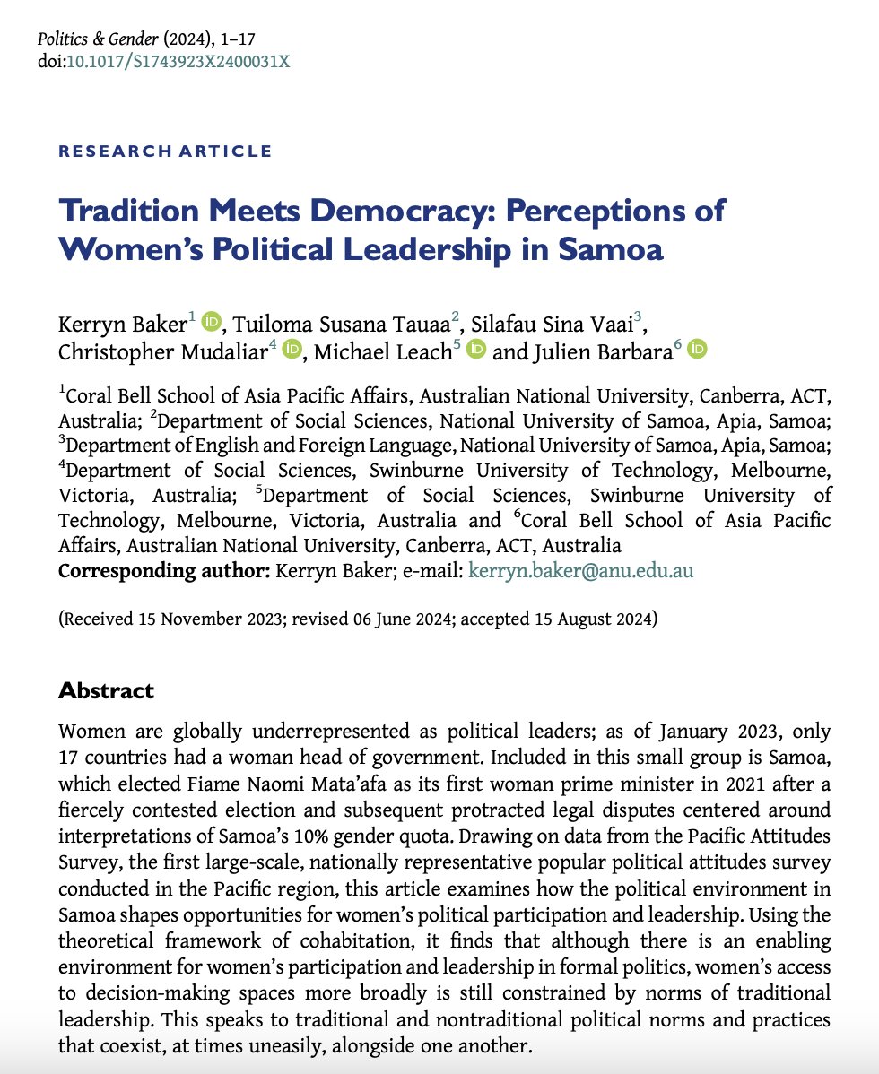 Politics & Gender tweet media