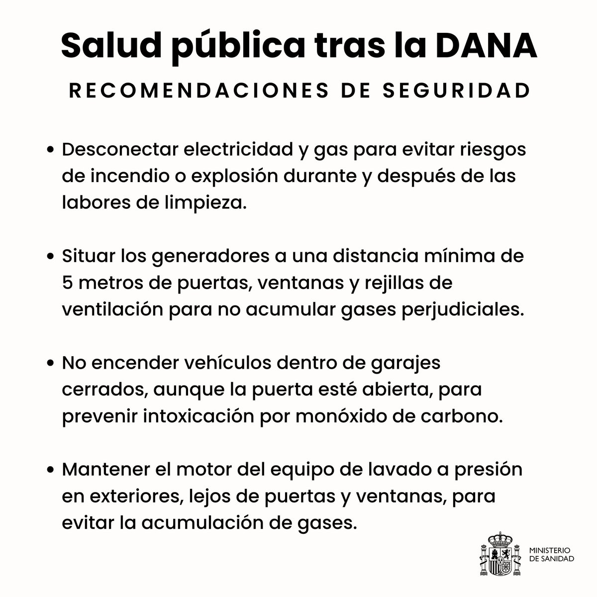 Estas son las recomendaciones del Ministerio de Sanidad para la población y voluntarios de la inundación en la Comunitat Valenciana
eldiario.es/sociedad/ultim…