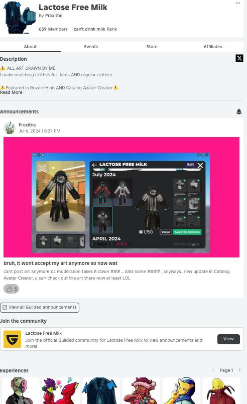 planning on updating the store soon! thx to anyone who keeps it alive 🙇 rlly appreciate it / each sale = 1 bowl of noodles for the bois 
#robloxart #robloxgroup #robloxclothes #robloxdesigner