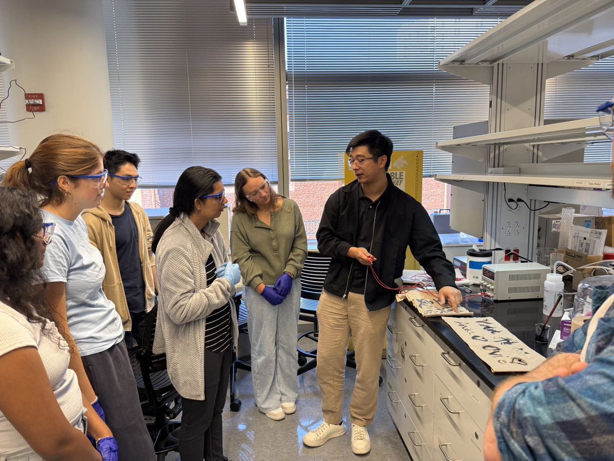 2dMxenes's tweet photo. We were thrilled to host Dr. Terese Grateful’s research class from Council Rock North High School! It was inspiring to welcome these bright young minds into our lab to explore the world of MXenes. We’re excited to rekindle this relationship and look forward to future visits! https://t.co/QN7pyAJw3A
