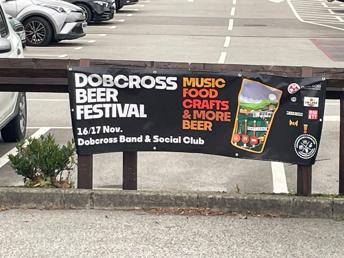 On 16th and 17th Nov, the much-decorated <a href="/Dobx_Band_Club/">Dobcross Band Club</a> (too many awards to list 😉) holds its beer festival (in Dobcross natch).