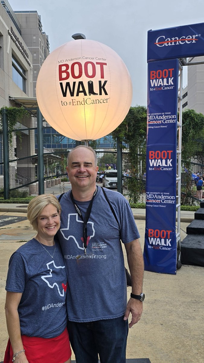 MattBerkheiser's tweet photo. We had an amazing time at the 9th @MDAndersonNews #Bootwalk. MD Anderson values our patients and employees. We are doing our very best to #EndCancer. Look forward to seeing everyone at #Bootwalk10. https://t.co/p0a7yKenyw