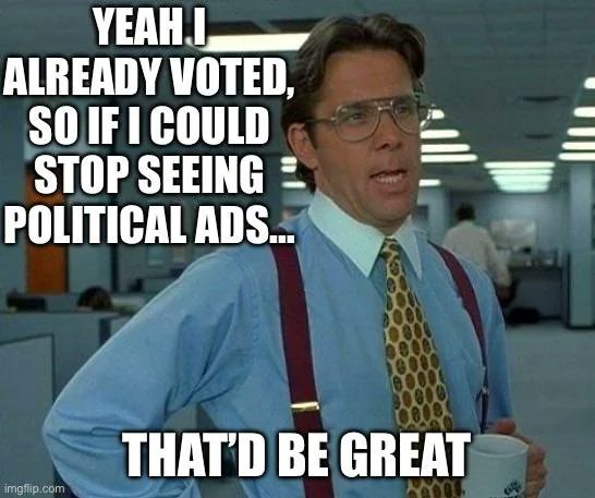 traintosanity's tweet image. Less politics, more Dr Pepper ads in my college football please.