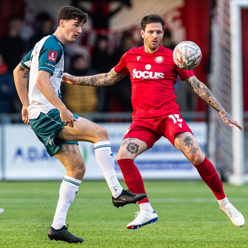 WorthingFC's tweet photo. Defeat in the Emirates FA Cup this afternoon despite a spirited performance against League Two opposition.

Read @IsaacGleave's report ⬇️