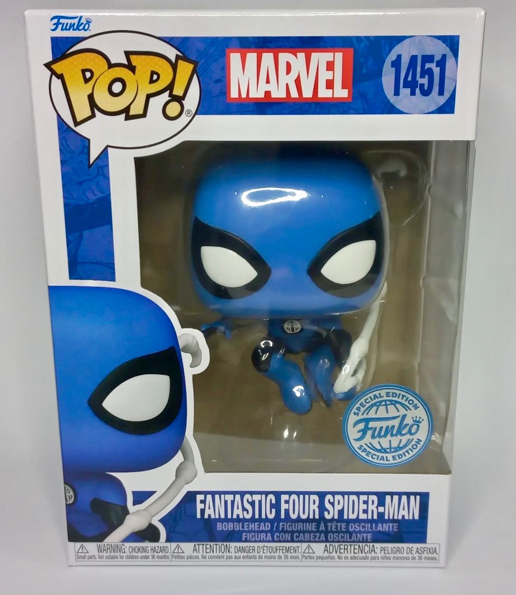 FunkoPOPsNews's tweet photo. Better look at the new Fantastic Four Spider-Man Funko POP! Thanks @artipops.mnl ~ #SpiderMan #FantasticFour #FPN #FunkoPOPNews #Funko #POP #POPVinyl #FunkoPOP #FunkoSoda https://t.co/YK5q4HH944