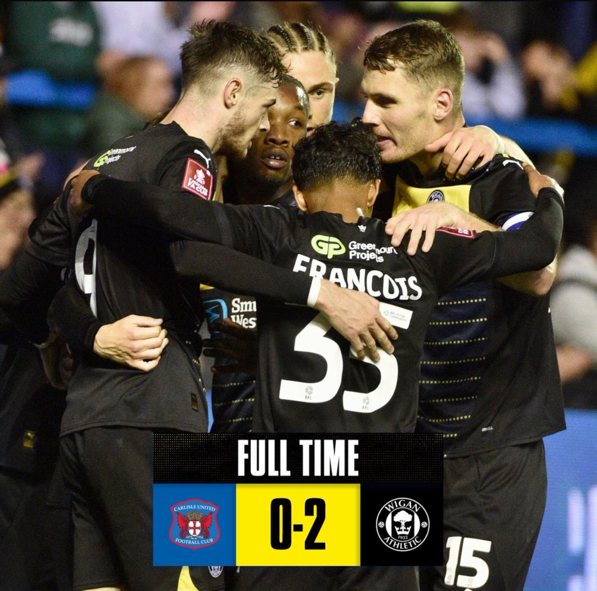 Never felt more like singing the blues when Wigan Win &amp; Bolton lose!