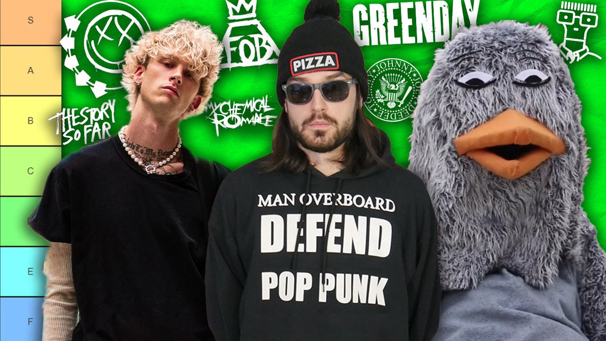 NeverNormalMike's tweet photo. 😎NEW VIDEO 😍
100 Pop Punk Bands Tier List! (1 Hour long!) https://t.co/J7FluGBS7s