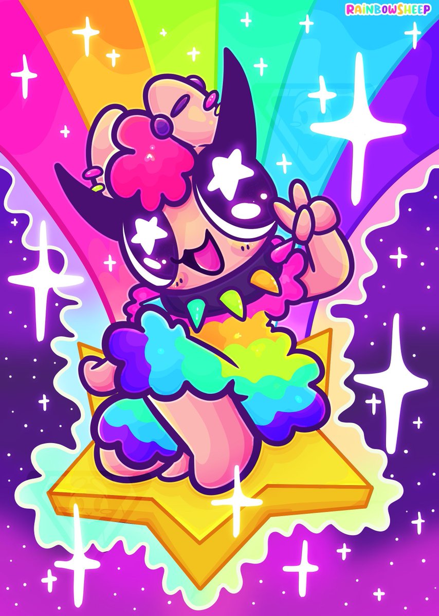 StreamINK_Official (@streamink_) on Twitter photo Huge shoutout to <a href="/Rainb0wSheep/">🌈 Rainb0wSheep on Bsky 🦋</a> for ending Day 30 with a burst of color & joy for the prompt “Rainbow” 🌈✨ This vibrant character radiates pure happiness, with every color of the rainbow shining bright and filling us with positivity and fun #streamink2024 Huge shoutout to <a href="/Rainb0wSheep/">🌈 Rainb0wSheep on Bsky 🦋</a> for ending Day 30 with a burst of color & joy for the prompt “Rainbow” 🌈✨ This vibrant character radiates pure happiness, with every color of the rainbow shining bright and filling us with positivity and fun #streamink2024