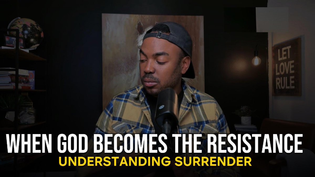 kingjermaine's tweet photo. Ever wonder why God might be blocking your path? 

🛑 New video dives into the hidden purpose of resistance and the journey of surrender. Sometimes, His ‘no’ is leading us to something greater. 

Watch here 👉  https://t.co/S84cONJyCL

#TrustGod #FaithJourney #Surrender https://t.co/aRzmsU8uZi