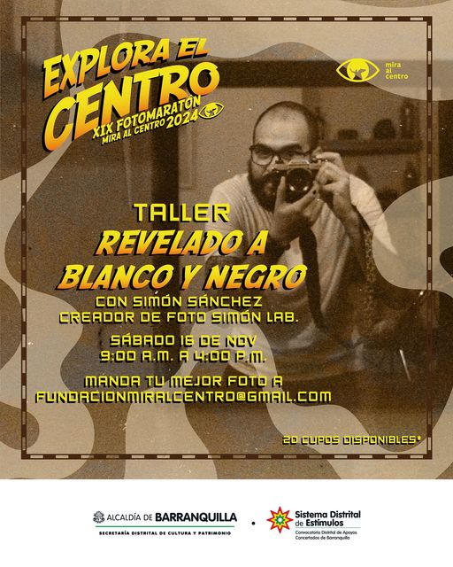 miralcentro's tweet photo. 📷 Taller de Revelado en Blanco y Negro 📷

📷 Inscríbete ahora en fundaciónmiralcentro@gmail.com y asegura tu lugar en este viaje visual. Para este taller es indispensable traer cámara análoga. 20 cupos disponibles.
#MiraAlCentro #ExploraElCentro #Fotomaraton2024 https://t.co/7nG247Kton
