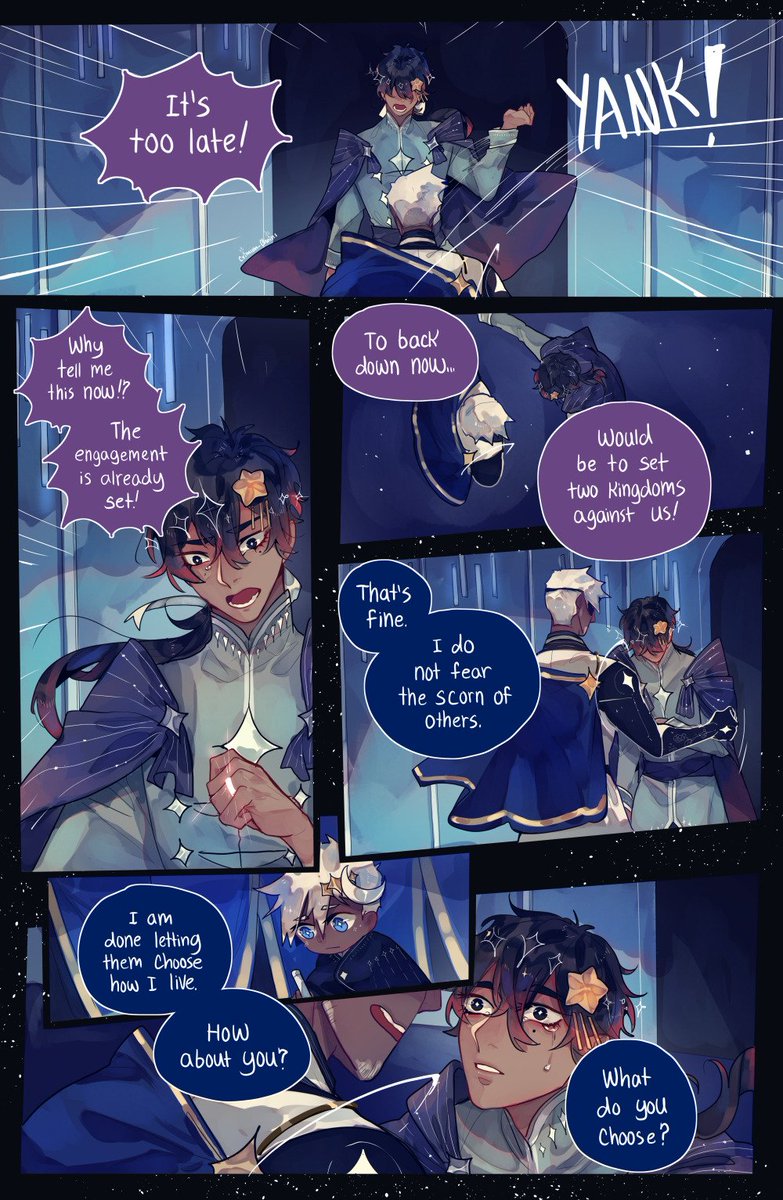 Mirach's not sold on it immediately!
But, Alcor's willing to face everyone to make this work!!

#StarCrossed