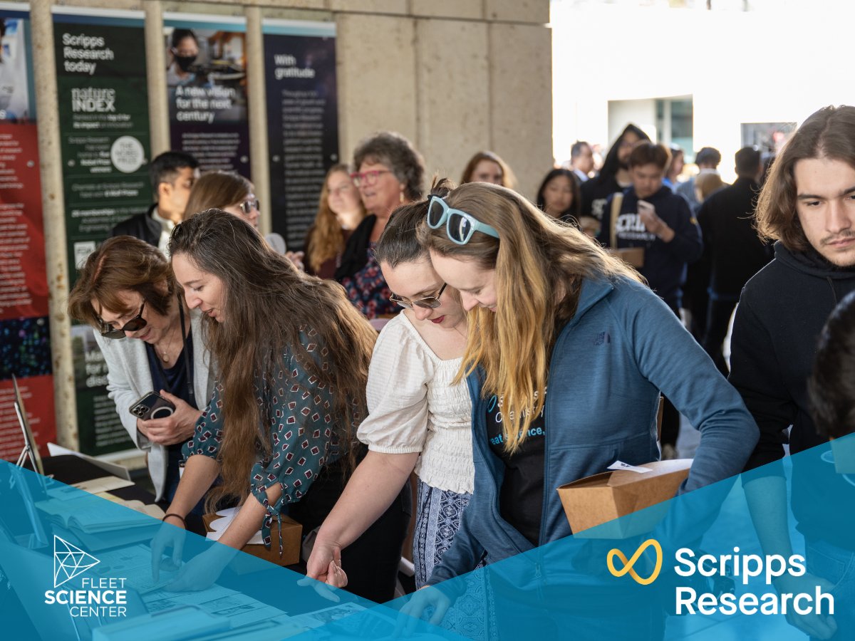 San Diego families: Celebrate Scripps Research’s Centennial &amp; World Science Day at @FleetScience! 🎉 Join us Nov. 10, 12–4 p.m., for hands-on science fun with 30+ scientists. Try DNA models, lab tools &amp; more! Regular admission is required. Details: ow.ly/vcfz50TYgKu