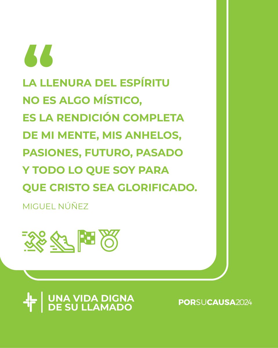 PorSuCausa's tweet photo. Tomado de la Plenaria 8: "Llamados a correr bien hasta el final” por el pastor Miguel Núñez (@PastorMNunez) #PorSuCausa2024 #PSC24 https://t.co/WSTJ5eHQfE