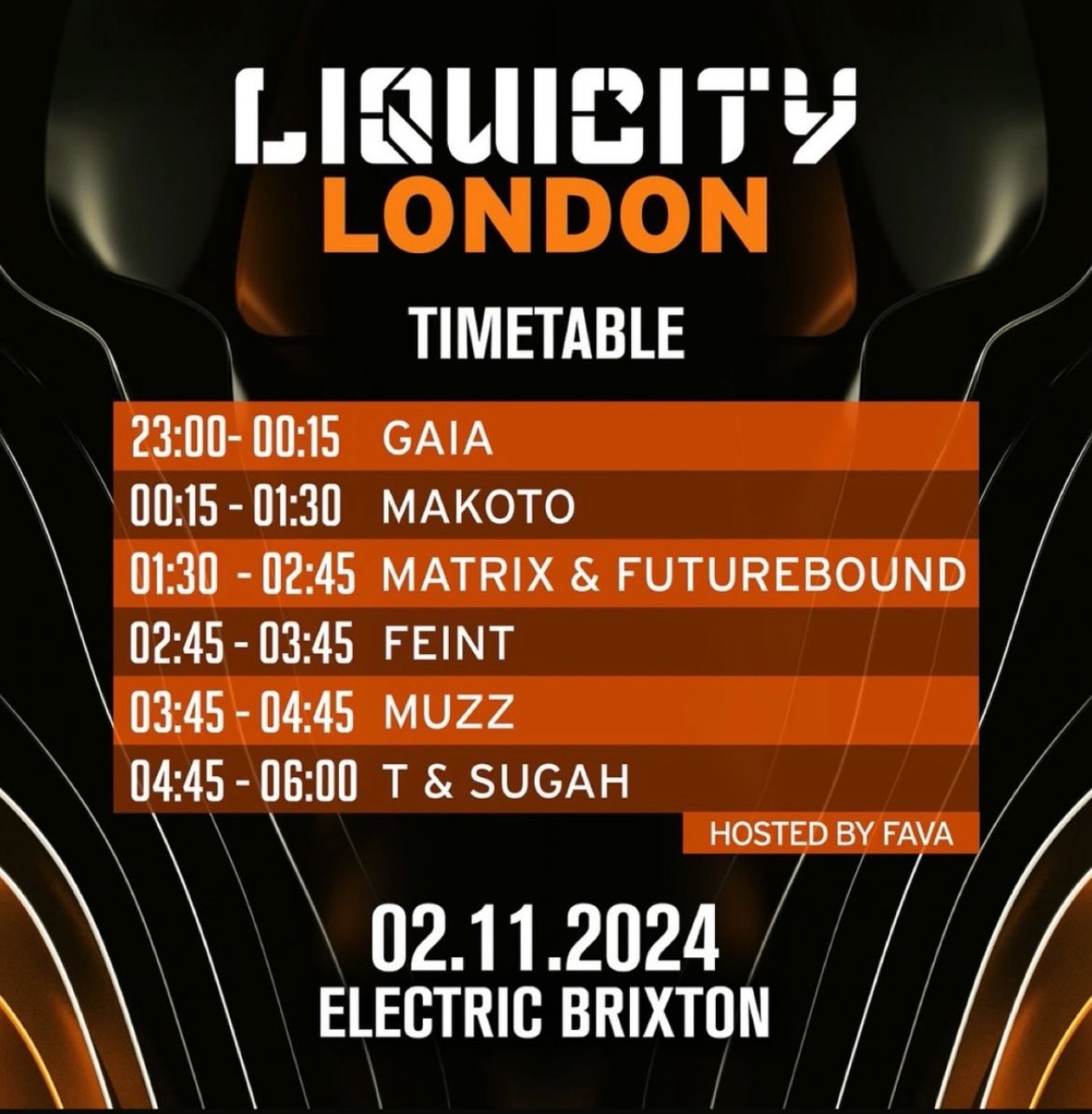 Next Stop Brixton Electric for <a href="/Liquicity/">Liquicity</a> London. Set time 1.30⛽️⛽️