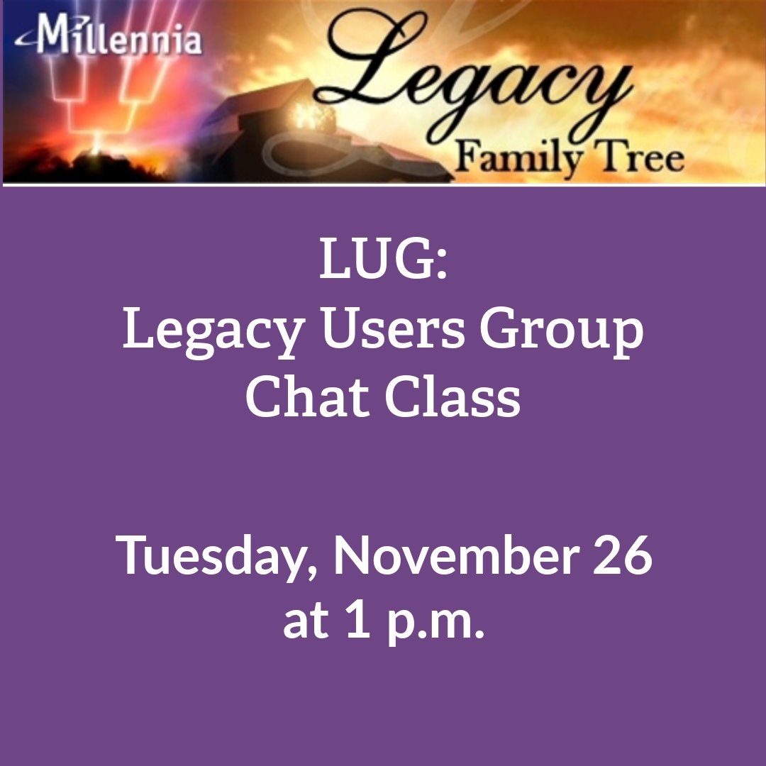 Free Zoom meeting. 
nsdcgs.org/legacyusersgro…