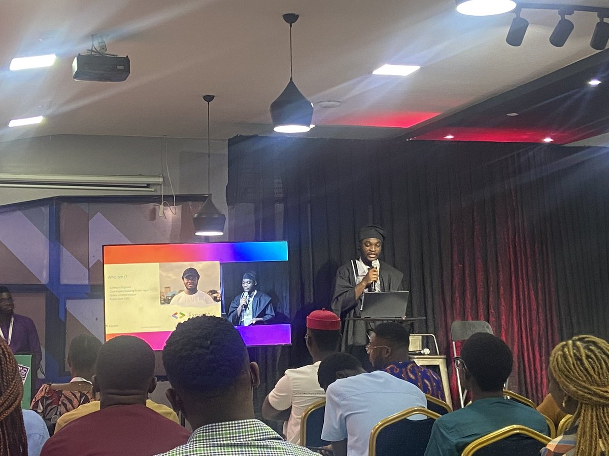 JideGuru || #FlutterAfrica✨ (@iamjideguru) on Twitter photo Preaching the word of Dart&Flutter Today at #FlutterByteConference24
<a href="/flutterbyteconf/">FlutterBytes Conference</a> #FlutterAfrica Preaching the word of Dart&Flutter Today at #FlutterByteConference24
<a href="/flutterbyteconf/">FlutterBytes Conference</a> #FlutterAfrica