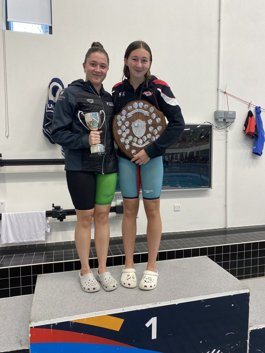 First swimming trophies at the North District Open Swimming Championships for the 800 Freestyle.

Well done to Kailyn Hall (<a href="/UOAPS/">ᴜɴɪᴠᴇʀsɪᴛʏ ᴏғ ᴀʙᴇʀᴅᴇᴇɴ ᴘᴇʀғᴏʀᴍᴀɴᴄᴇ sᴡɪᴍᴍɪɴɢ</a>) our Open Champion and to Lexie Lamont (<a href="/aberdeenasc/">Aberdeen Swimming</a>) our Junior Champion.