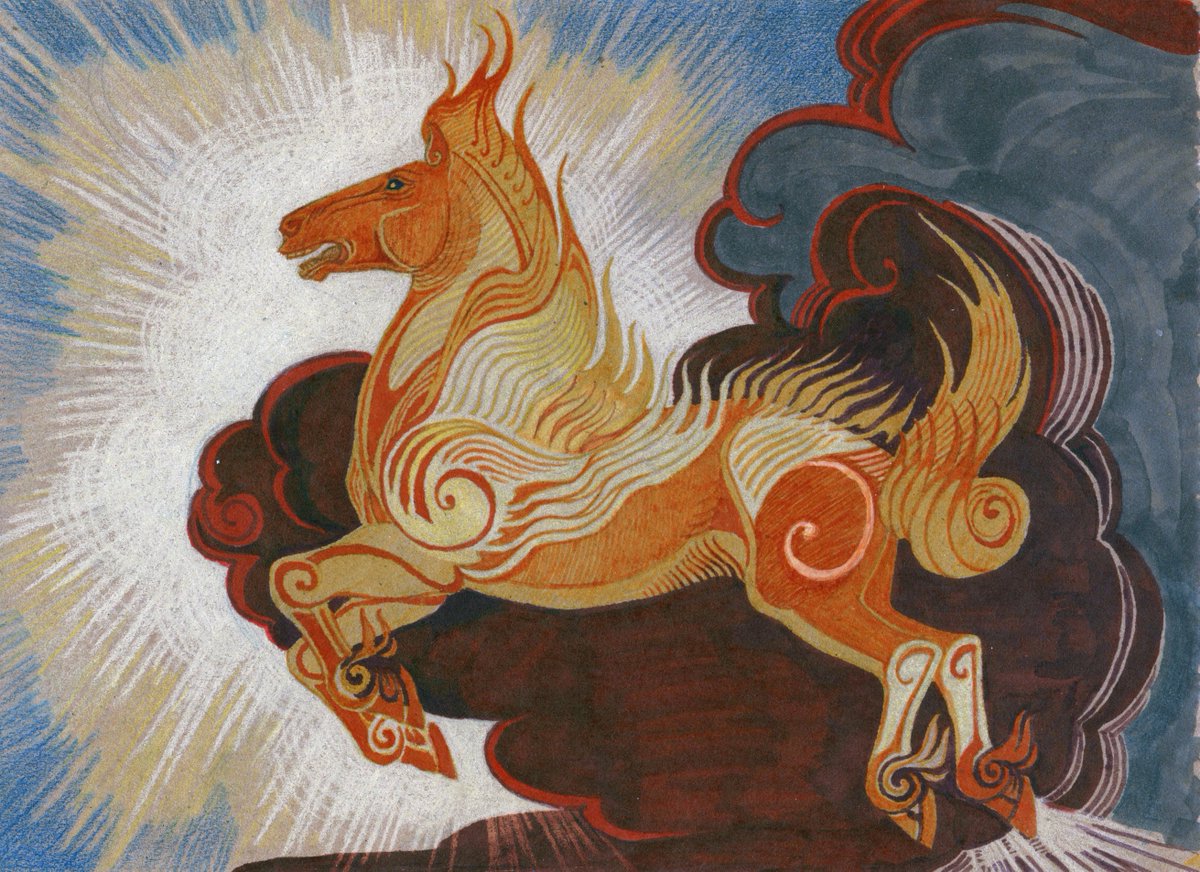 My Fireforse 2011, 2012, 2016
#horse #FireHorse #pencils #watercolour #markers #mythology #creatures