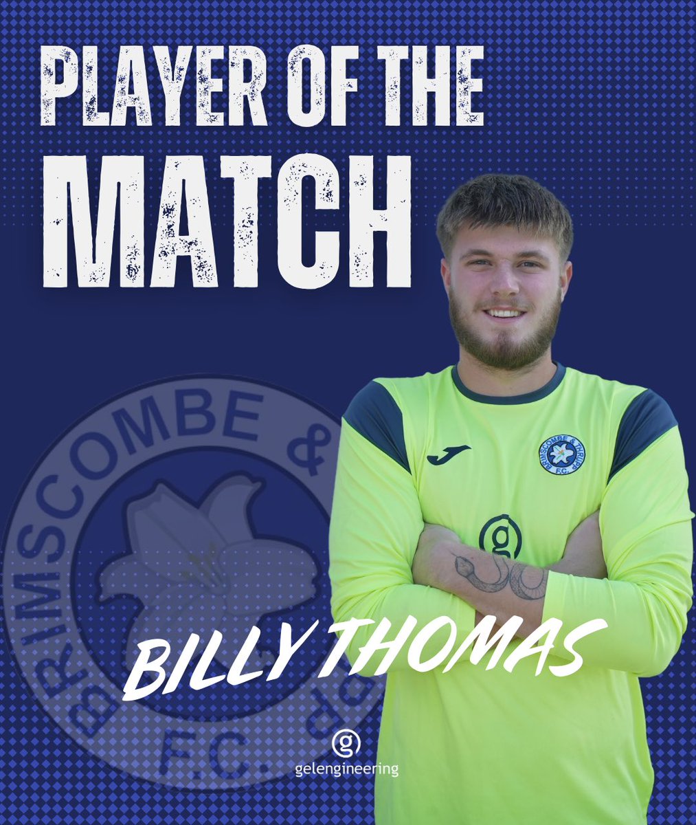 After a disappointing display, there was a stand out! The player of the match goes to Billy Thomas for some outstanding saves, selected by our Chairman, Neil Long 🔵⚪️