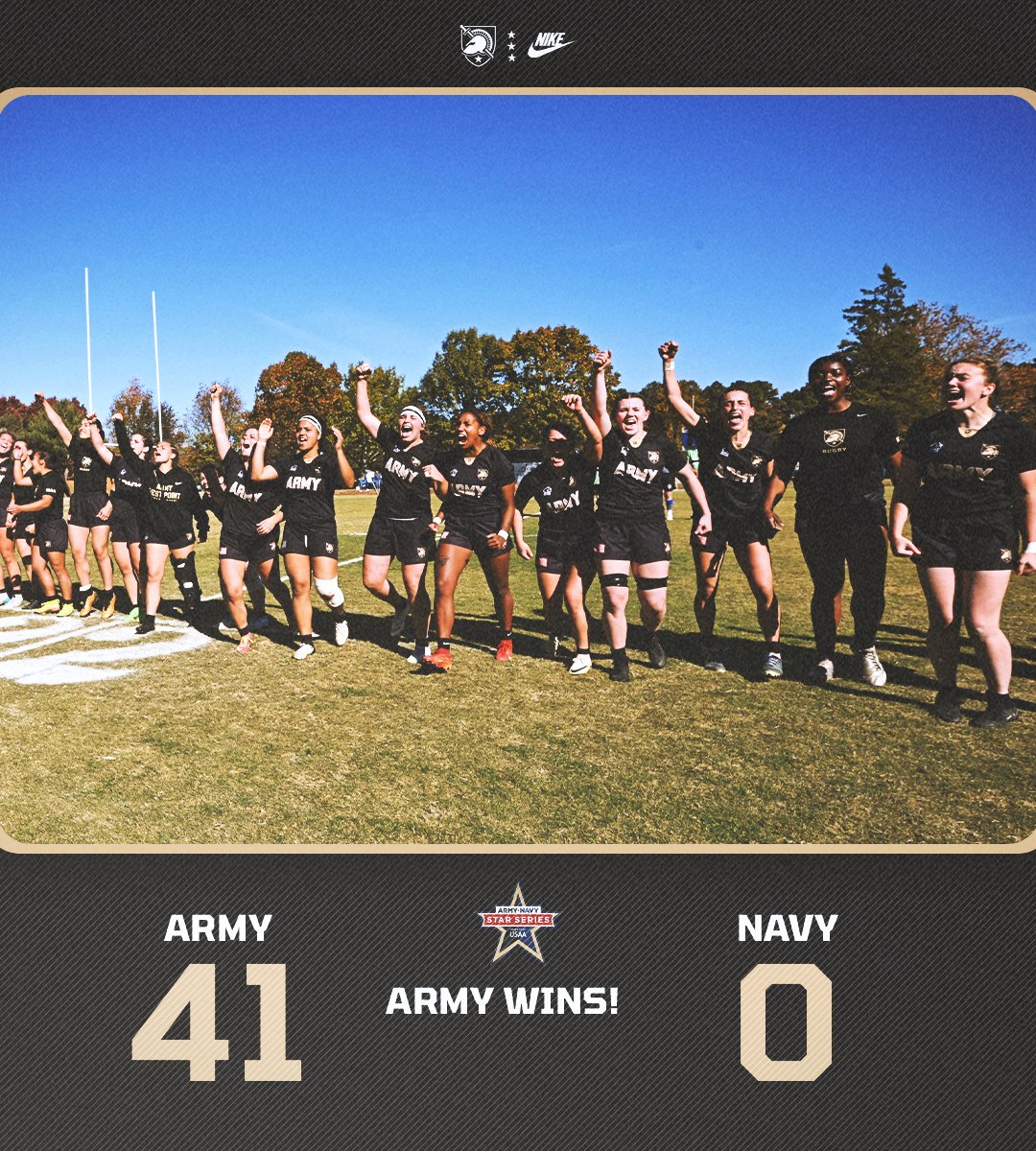 ArmyWP_WRugby's tweet photo. SANG SECOND FOR THE SECOND YEAR IN A ROW!

#GoArmy https://t.co/YreViC90Nn
