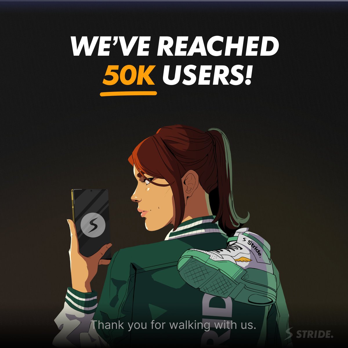 We now have 50k Striders using Stride Lite on Telegram!

 Next stop 100k 🚶