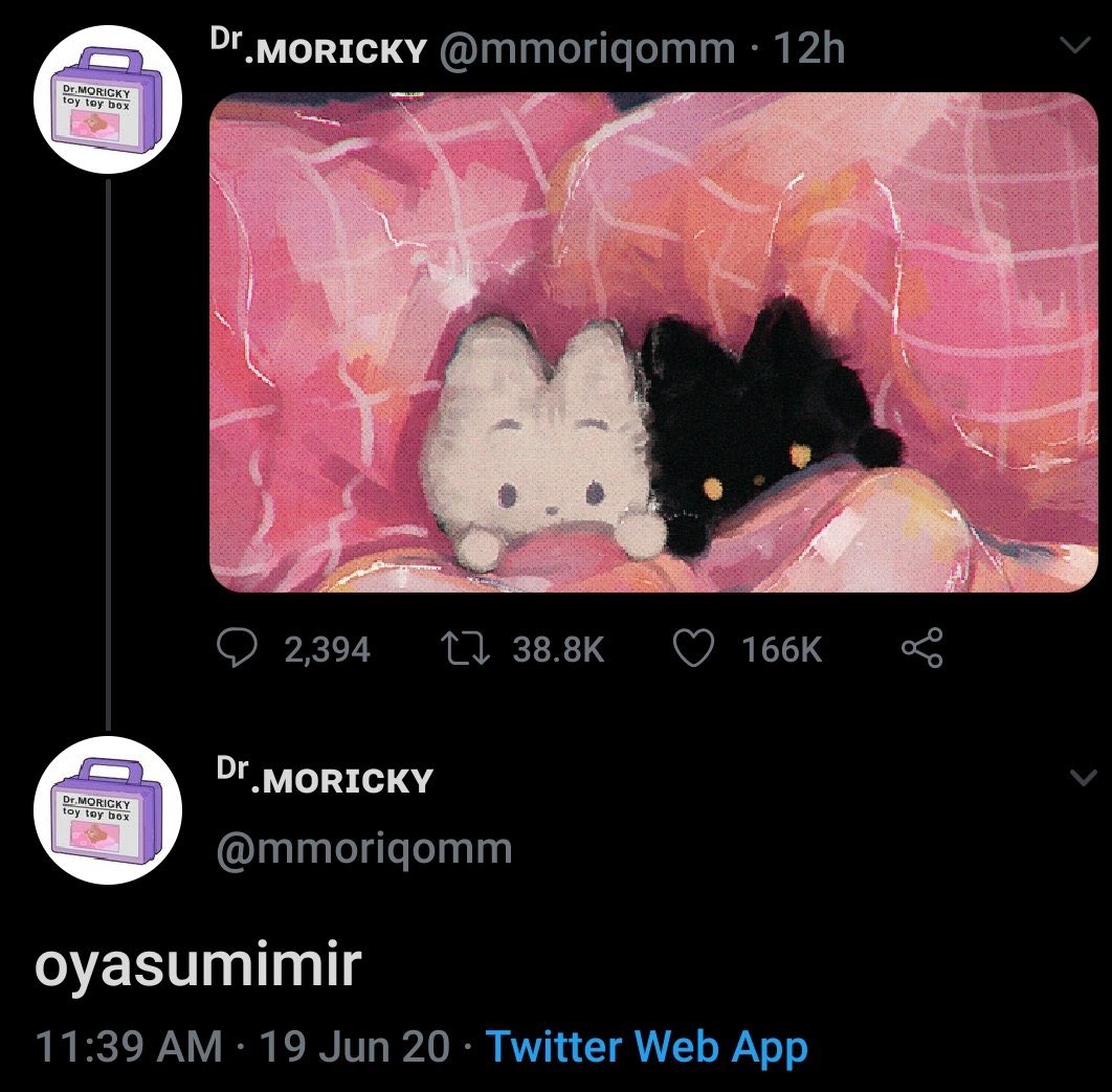 people leave out the part where they combined two languages to make the cutest “goodnight” ever