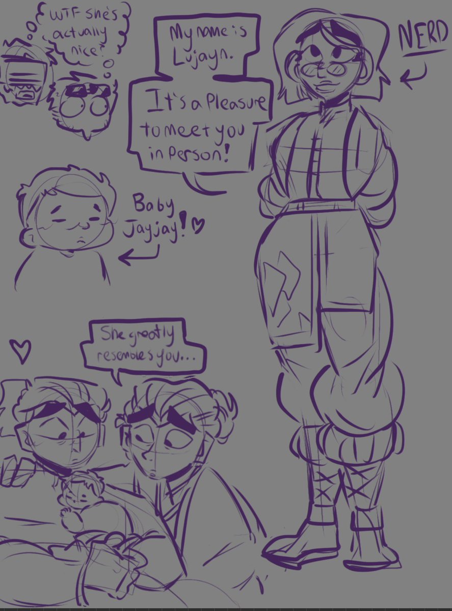 draws_bug98965's tweet photo. Hailstorm fankid doodle 😱😱
It’s Lujayn! She’s such a nerd and a sweetheart I love her so much. Her dads are VERY protective of her hehe
#mk1hailstorm #mk1fankid #BugsFankids #LujaynKontent #rainhan #rain #bihan #BugDraws https://t.co/to3lixPsX3