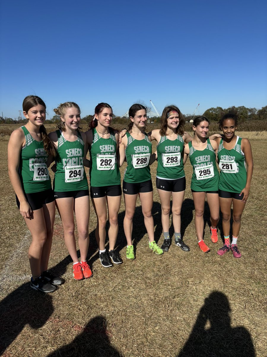 Wow! These girls ran their hearts out! Placed 3rd overall and will advance to NJSIAA STATE MEET at Holmdel next weekend! Congrats girls! I am so proud to be your coach! <a href="/SenecaFamily/">Seneca High School</a>