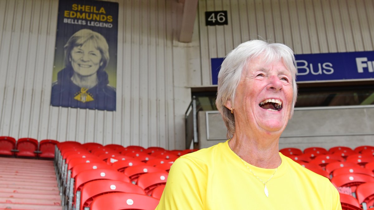 donnybelles's tweet photo. WATCH | Belles stalwarts Paul and Sheila Edmunds joined us to reflect on the club's proud and storied history in the @AdobeWFACup ahead of Sunday's first round

🎥 ⬇️
https://t.co/ixBVnZWMcL

💛 #BackTheBelles 💙 https://t.co/jD7Wel3X9m